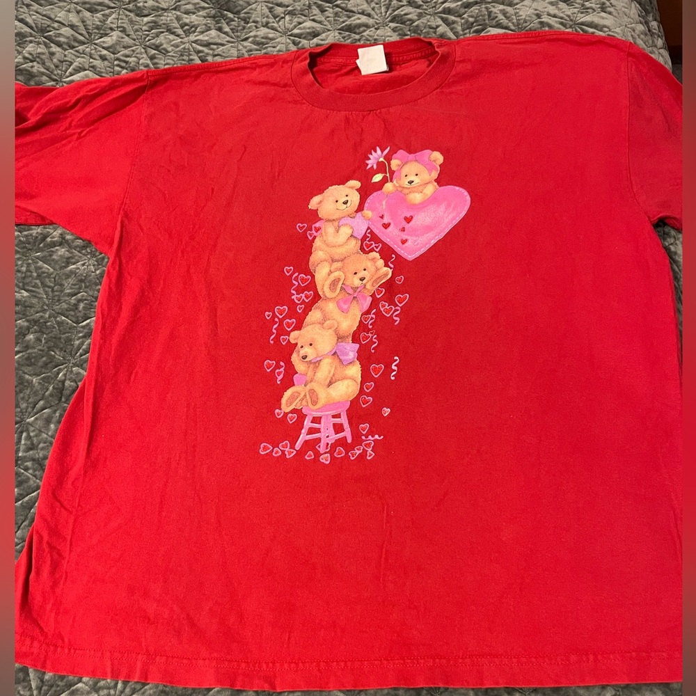 Nice vintage Atlas Sportswear oversized shirt nightgown XL teddy bears